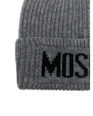 Moschino リブ編みロゴビーニー - サムネイル2