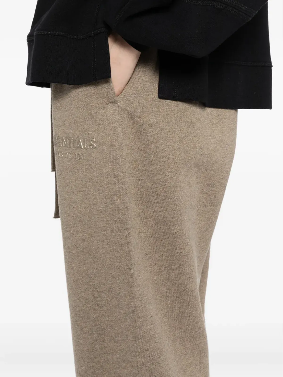 FEAR OF GOD ESSENTIALS クラシック フリース スウェットパンツ ブラウン - 画像5