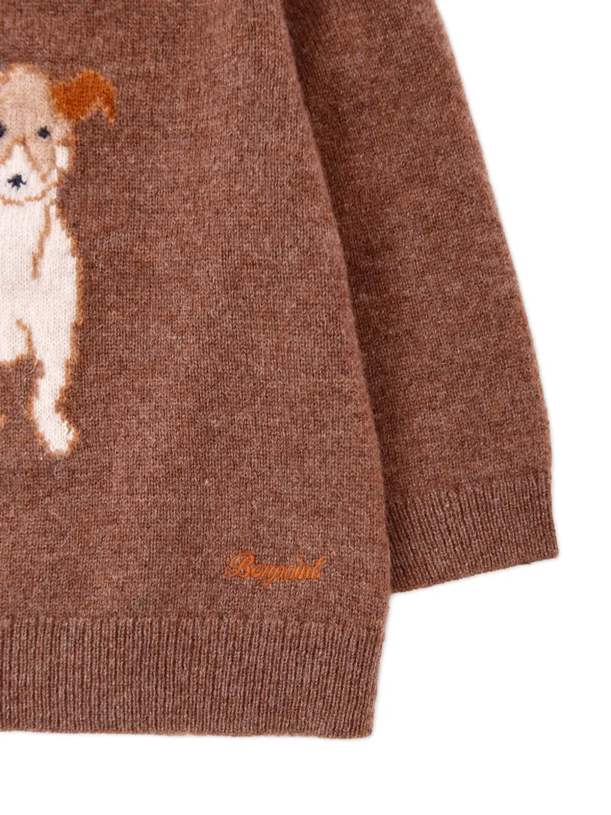 Bonpoint 犬の刺繍入りカシミアセーター - 画像3