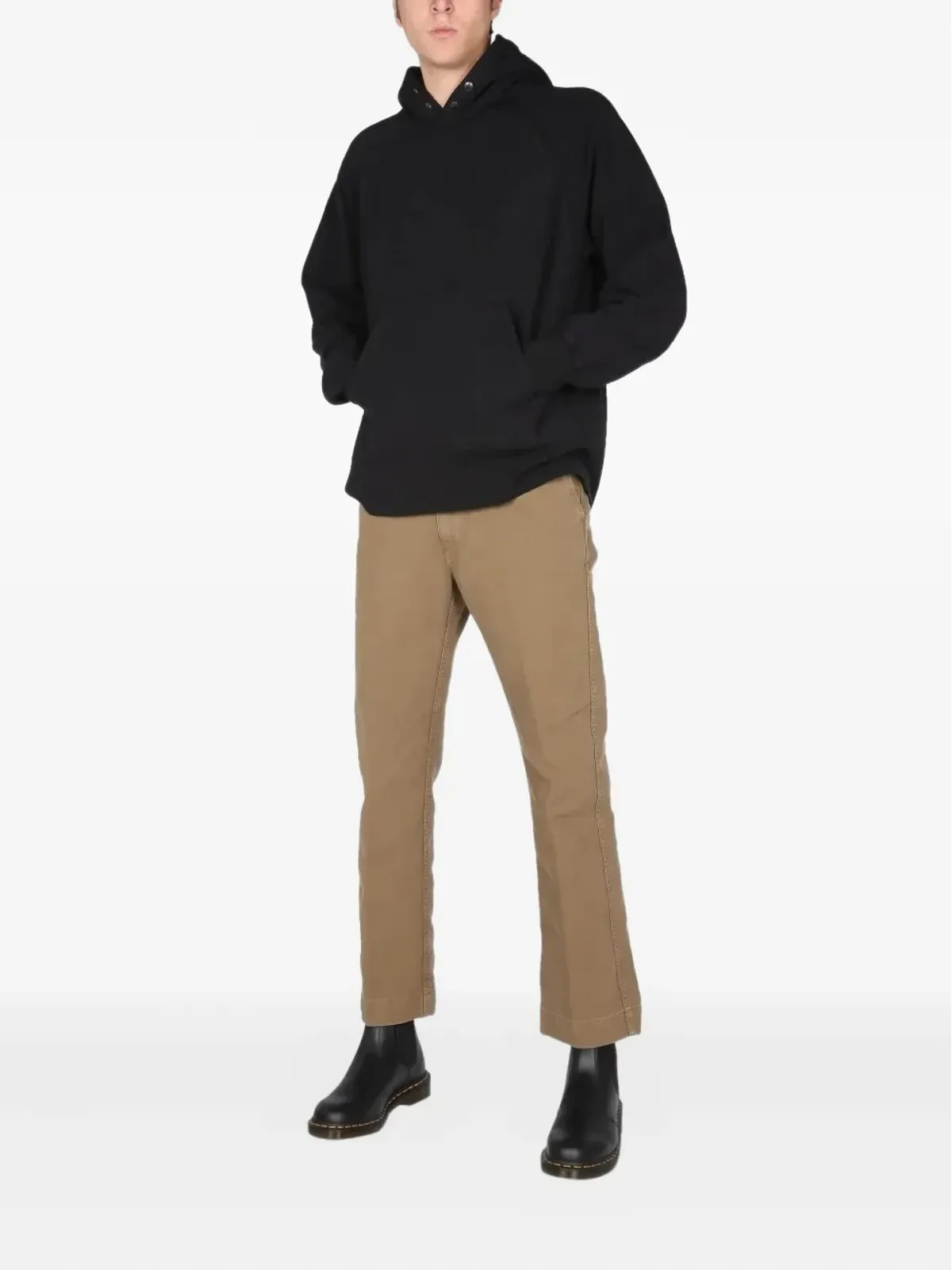 Engineered Garments スナップボタン付きフーディー - ブラック - 画像2