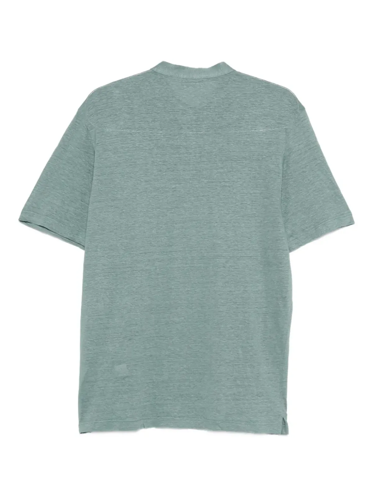 Gran Sasso ヘンリーネックリネンTシャツ - 画像2
