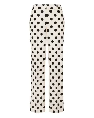 Moschino ポルカドット柄ウールパンツ - サムネイル1
