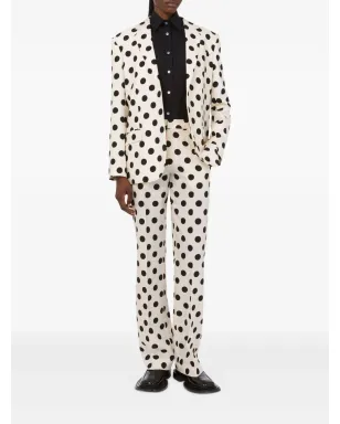 Moschino ポルカドット柄ウールパンツ - サムネイル2