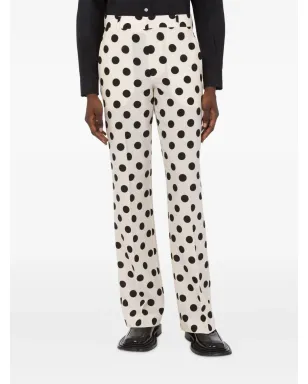 Moschino ポルカドット柄ウールパンツ - サムネイル3