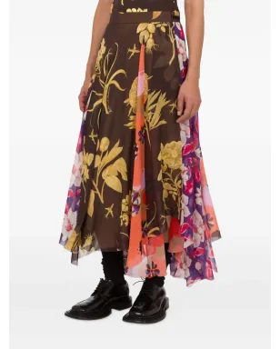 Moschino 花柄プリント アシンメトリック スカート - サムネイル3