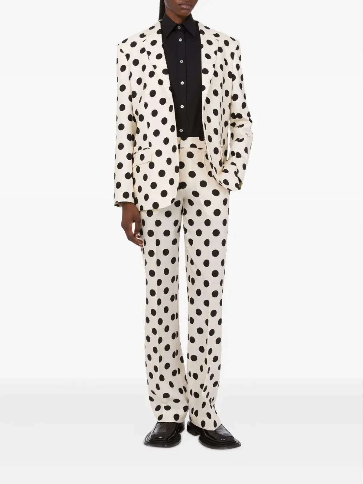 Moschino ポルカドット ウール ブレザー - 画像2