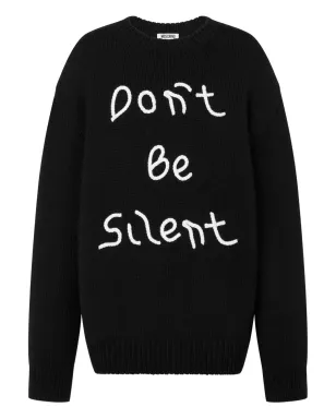 Moschino embroidered wool sweater - Black - サムネイル1