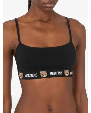 Moschino テディプリント コットン ブラジャー - サムネイル2
