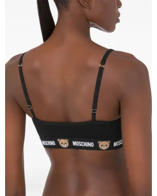 Moschino テディプリント コットン ブラジャー - サムネイル3