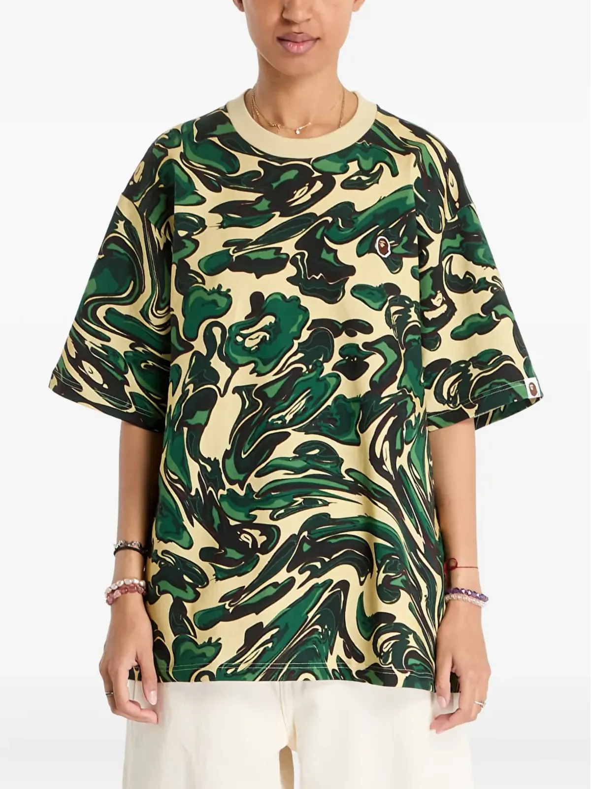 A BATHING APE® マーブルカモ Tシャツ - 画像1