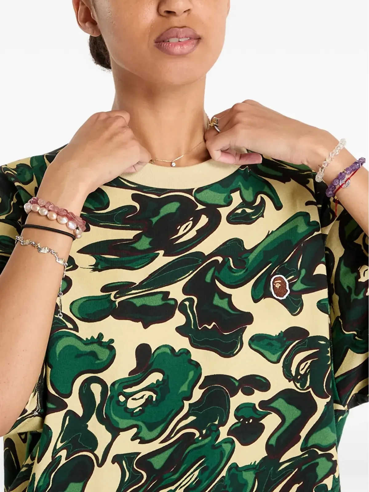 A BATHING APE® マーブルカモ Tシャツ - 画像5
