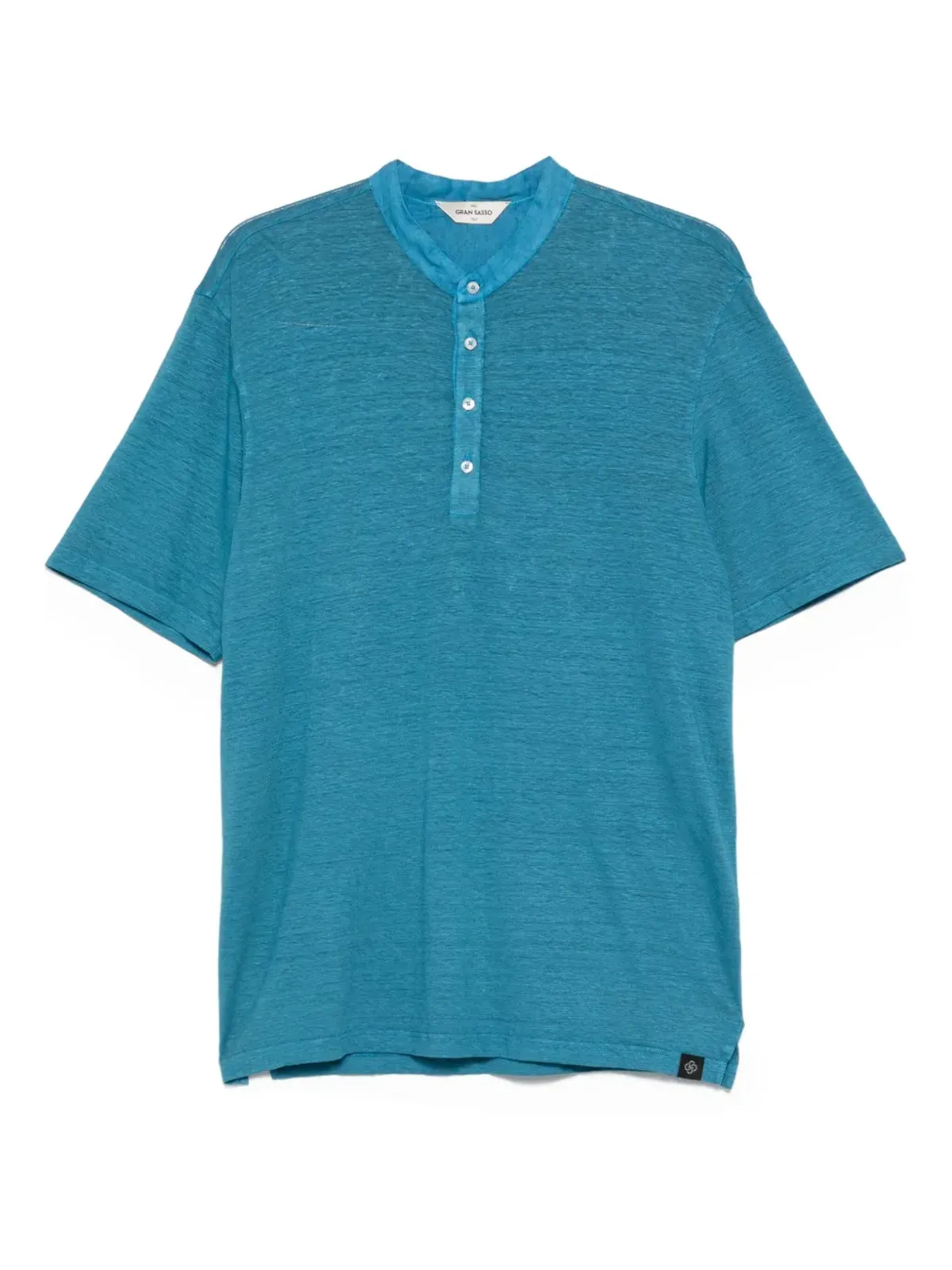 Gran Sasso ヘンリーネック半袖Tシャツ - 画像1