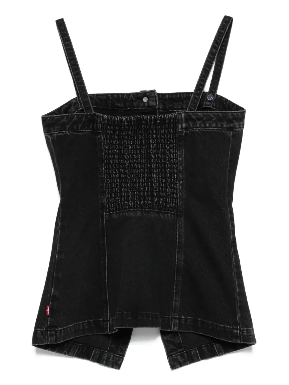 Levi's ボタンフロント デニムトップ - グレー - 画像2