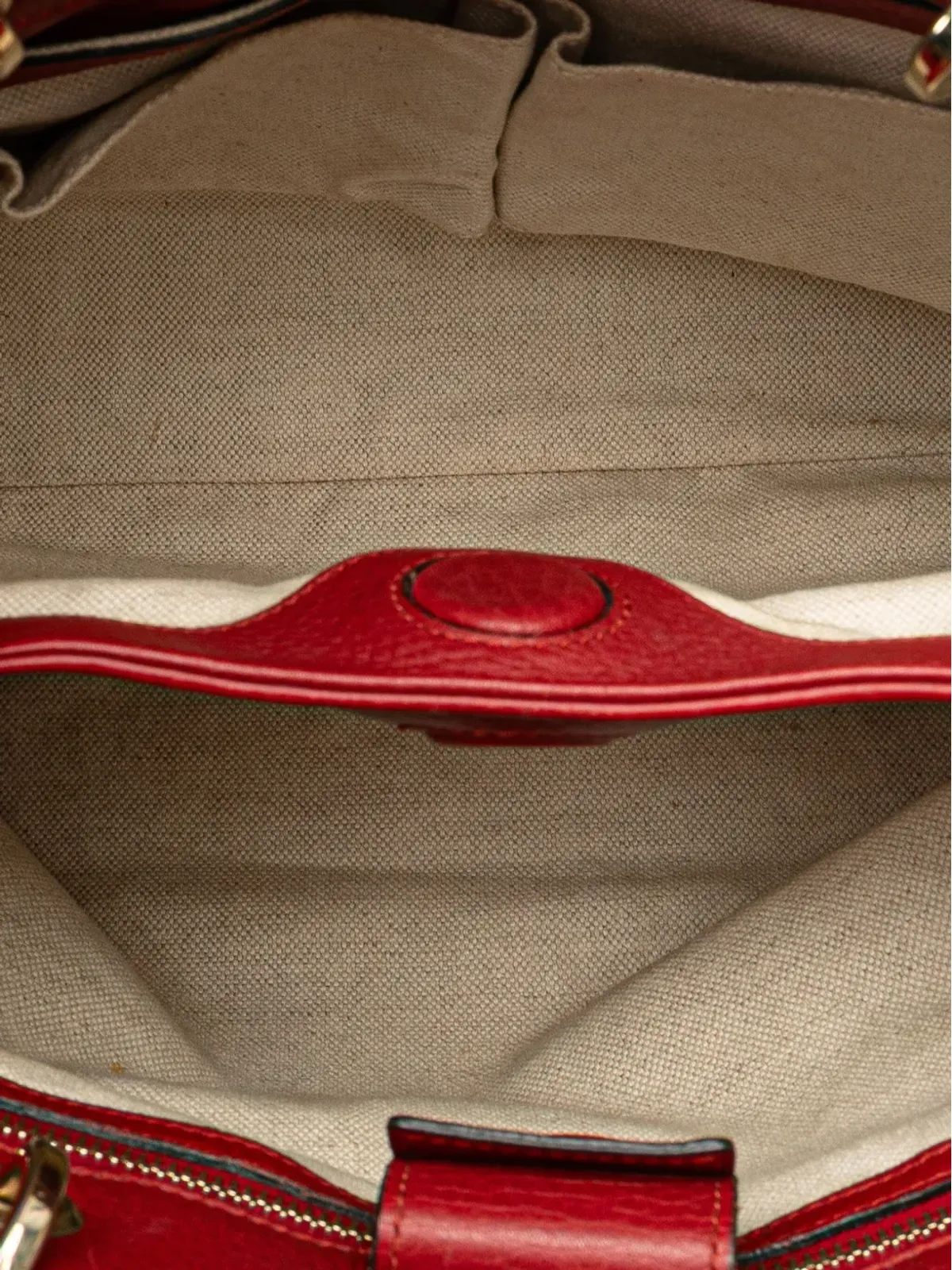 Gucci Pre-Owned 小型カーフスキン バンブー ショッパー サッチェル - 画像5
