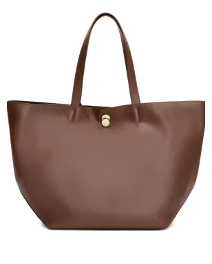 Fabiana Filippi Eclissi button-fastening tote bag - Brown - サムネイル1