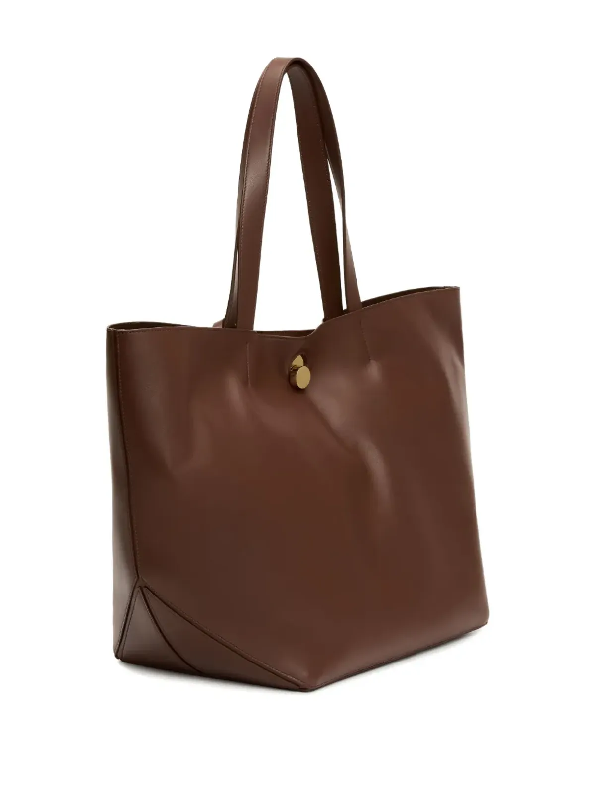 Fabiana Filippi Eclissi button-fastening tote bag - Brown - 画像4