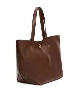Fabiana Filippi Eclissi button-fastening tote bag - Brown - サムネイル4