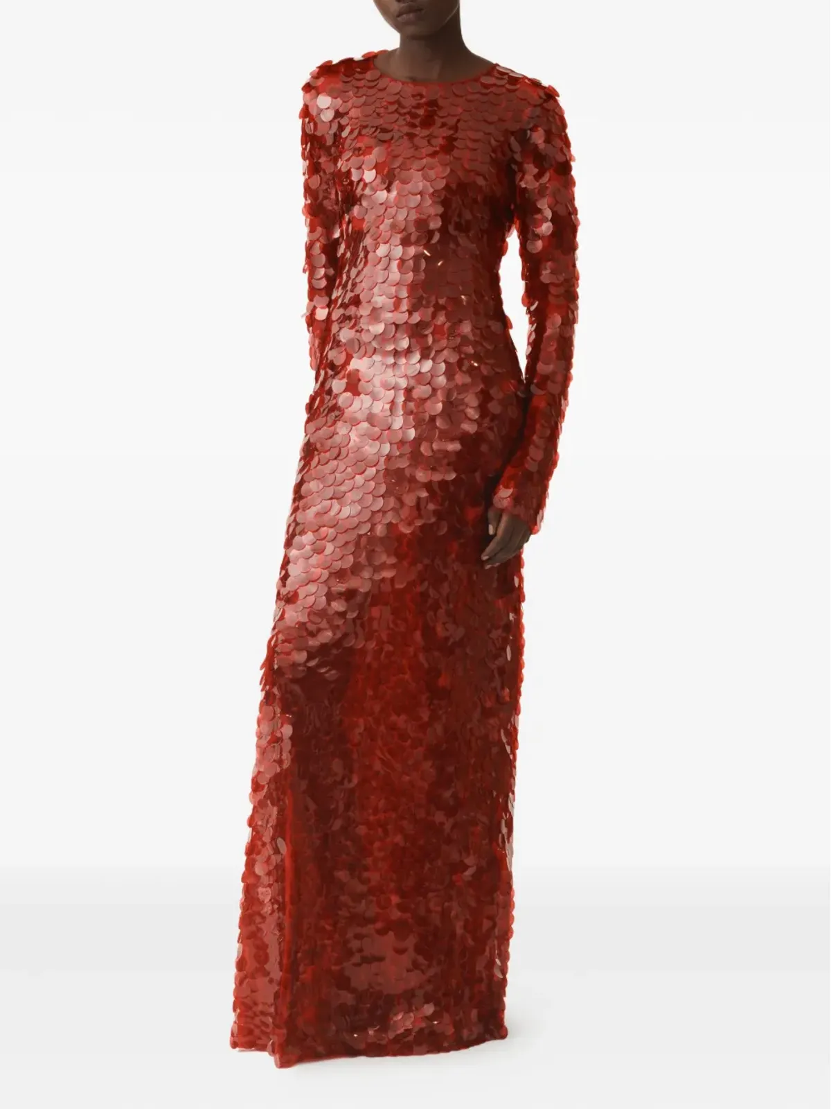 Fabiana Filippi sequinned maxi dress - Red - 画像2