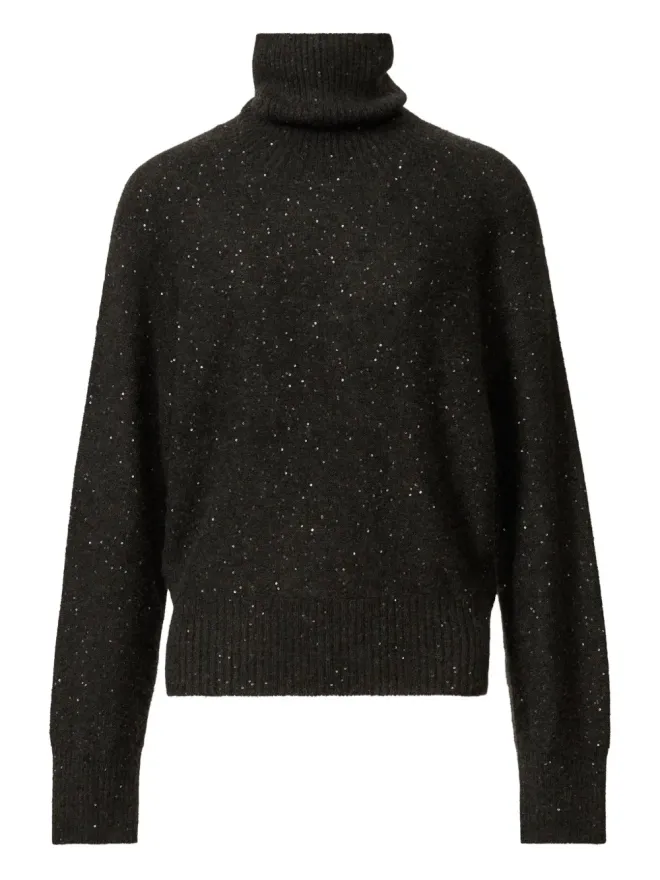 Fabiana Filippi Fabiana Filippi スパンコール付きタートルネックセーターの商品画像
