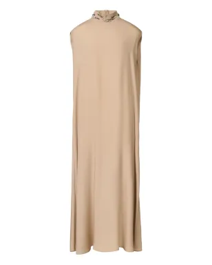 Fabiana Filippi エンベリッシュド モックネック マキシドレス - サムネイル1