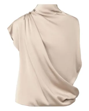 Fabiana Filippi ドレープモックネックトップス - サムネイル5