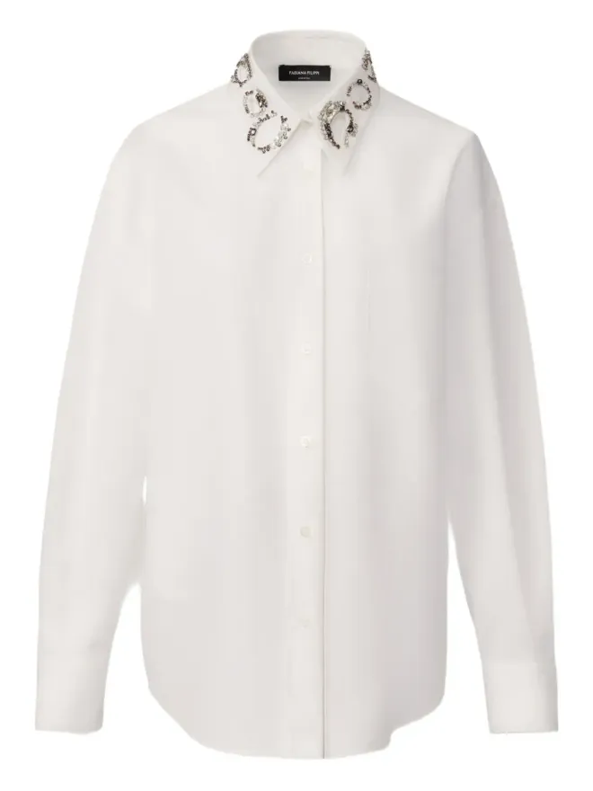 Fabiana Filippi Fabiana Filippi エンベリッシュドカラーシャツの商品画像