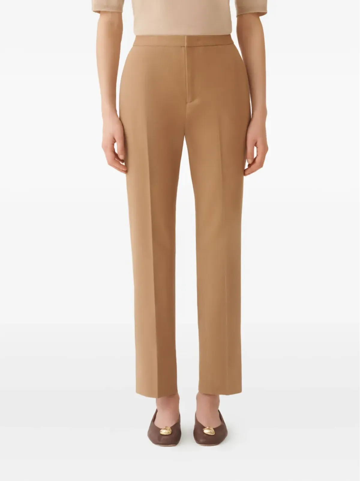 Fabiana Filippi pleated-front trousers - 画像3