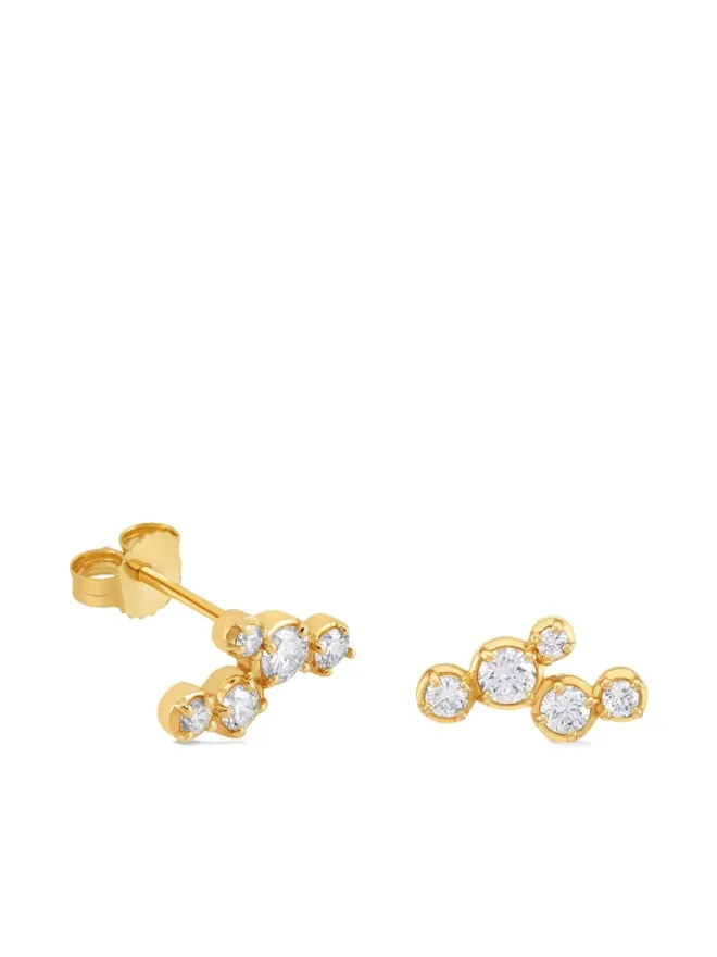 DOWER AND HALL DOWER AND HALL 14kt イエローゴールド スターゲイザー ダイヤモンド イヤリングの商品画像