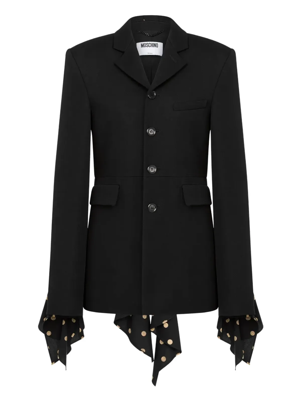Moschino ポルカドット ラッフルブレザー - 画像1