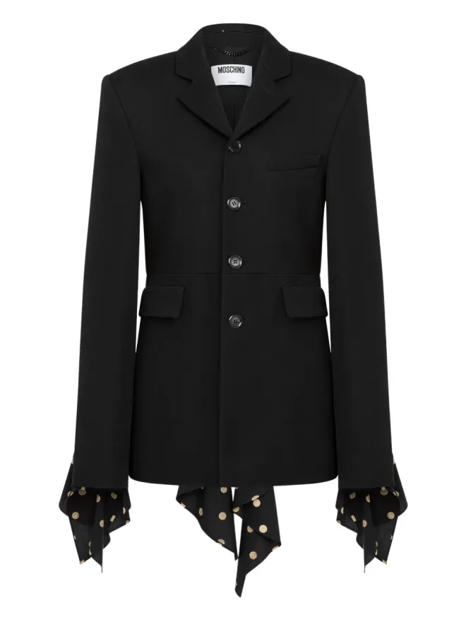 Moschino Moschino ポルカドット ラッフルブレザーの商品画像