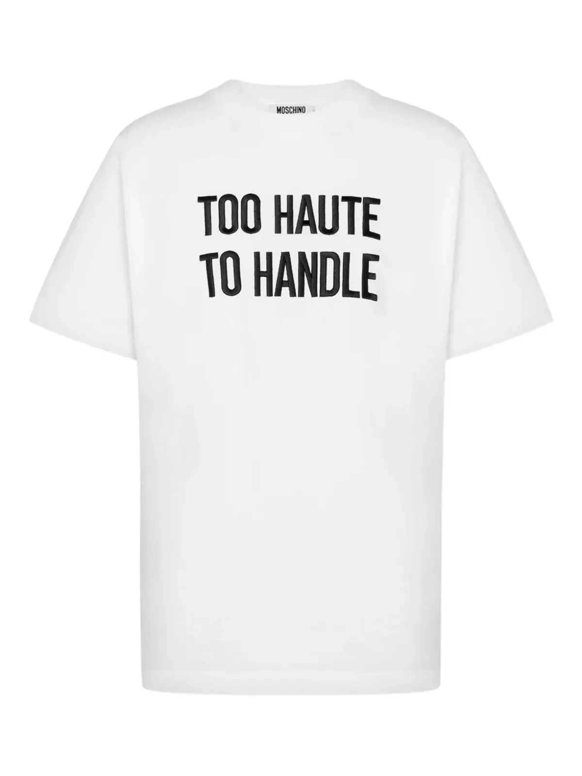 Moschino レタリングプリント コットン Tシャツ - 画像1