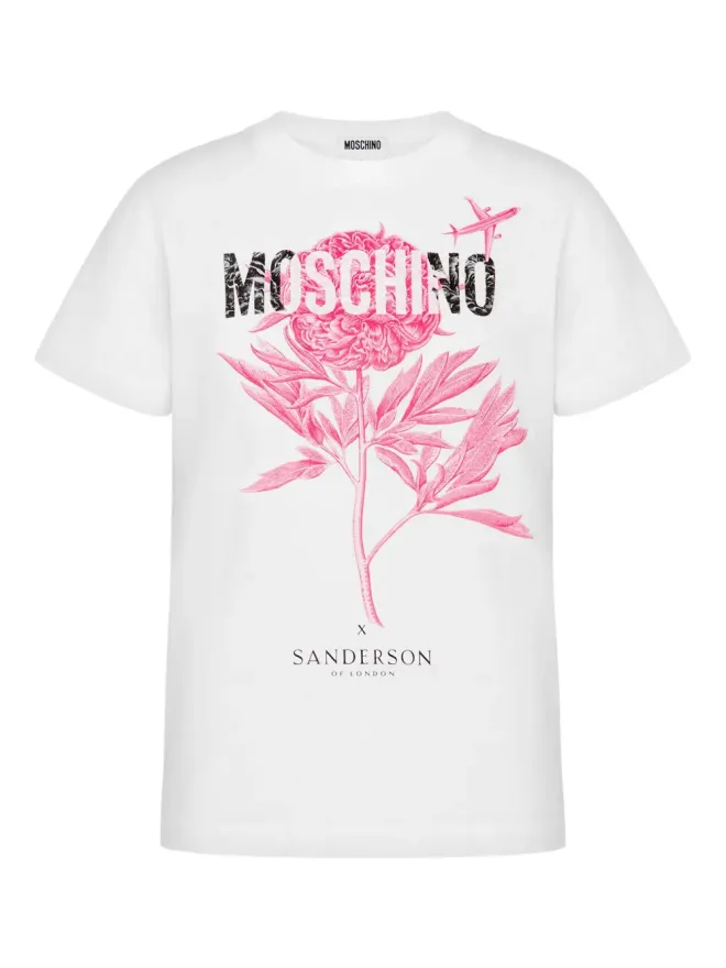 Moschino Moschino 花柄プリントTシャツ - Whiteの商品画像