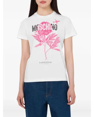 Moschino 花柄プリントTシャツ - White - サムネイル3