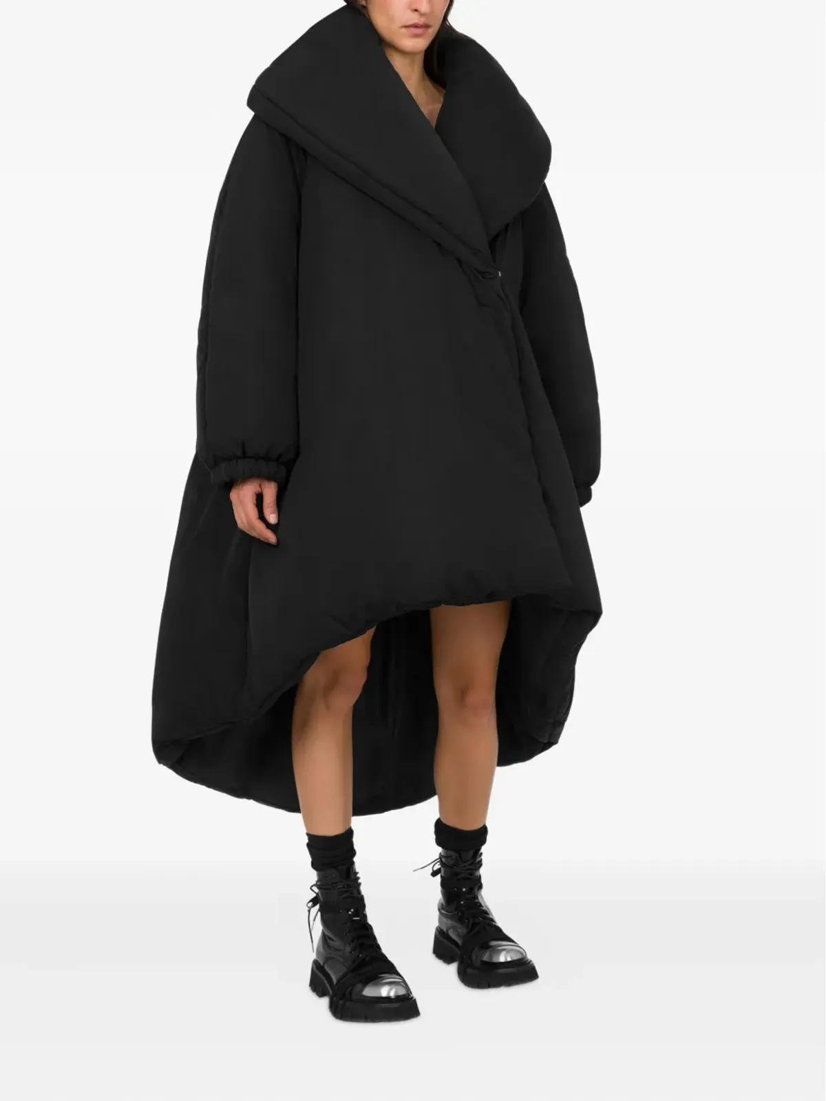 Moschino ハイカラーオーバーサイズコート - 画像3