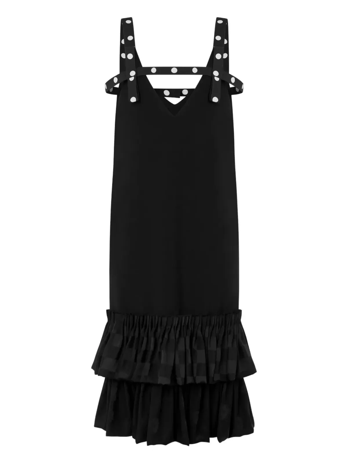 Moschino リボン装飾フリルドレス - 画像1
