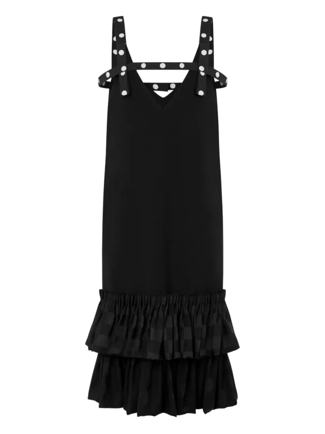 Moschino Moschino リボン装飾フリルドレスの商品画像
