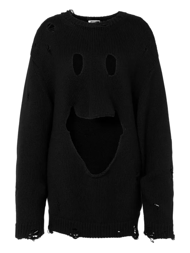 Moschino Moschino スマイリーフェイス ダメージ加工 セーターの商品画像