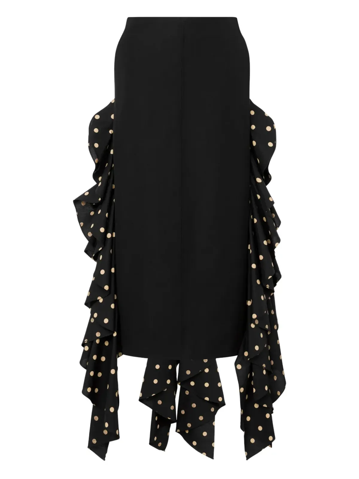Moschino ドット柄フリルスカート - 画像1