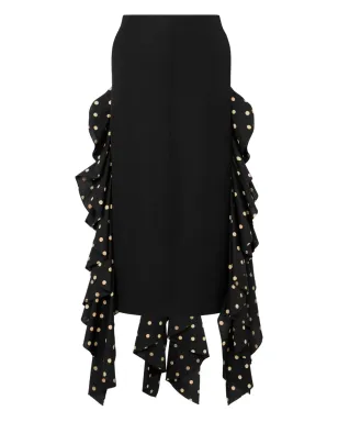 Moschino ドット柄フリルスカート - サムネイル1