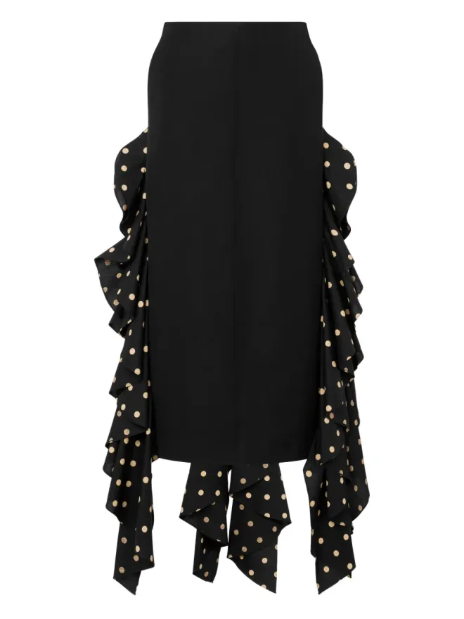 Moschino Moschino ドット柄フリルスカートの商品画像