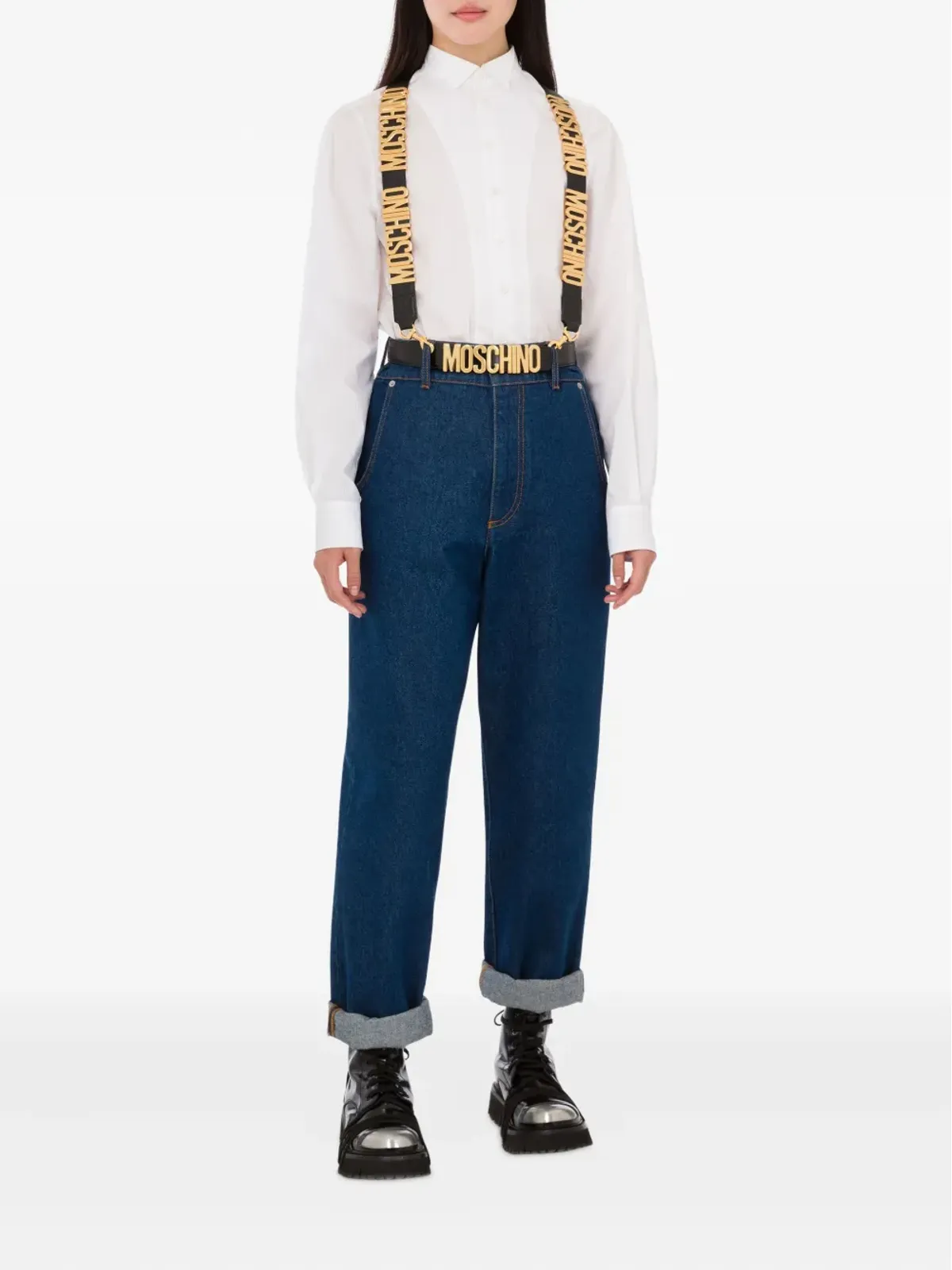 Moschino ボタン留めコットンシャツ - 画像2