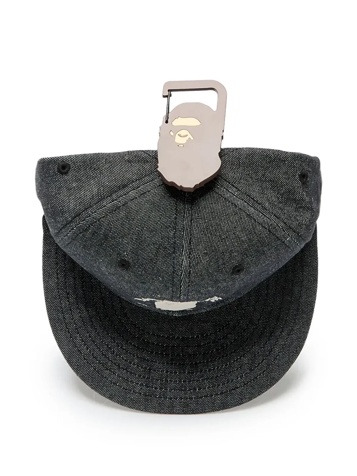 A BATHING APE® ロゴデニムキャップ ブラック - 画像4