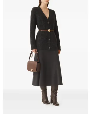 Fabiana Filippi スパンコール付きワッフルニットカーディガン - Grey - サムネイル2