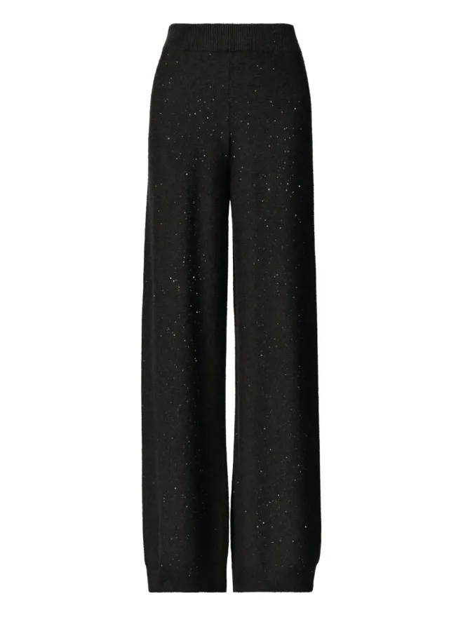 Fabiana Filippi Fabiana Filippi スパンコール装飾パンツ - ブラックの商品画像