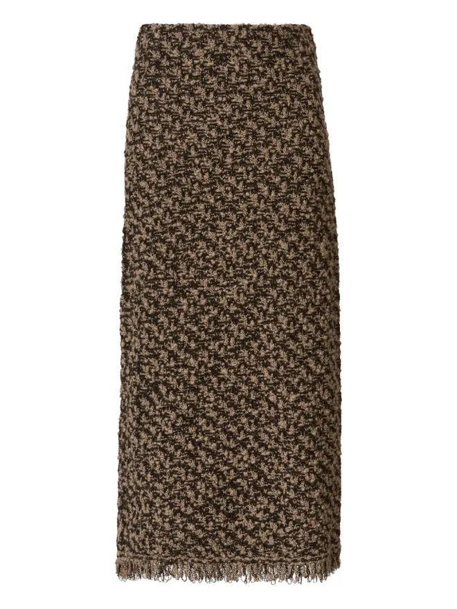 Fabiana Filippi Fabiana Filippi ツイードマキシスカートの商品画像