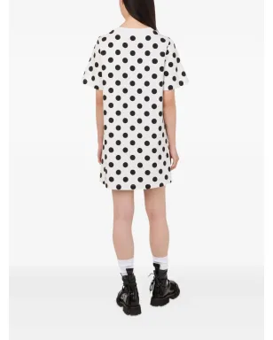 Moschino polka-dot teddy mini day dress - White - サムネイル3