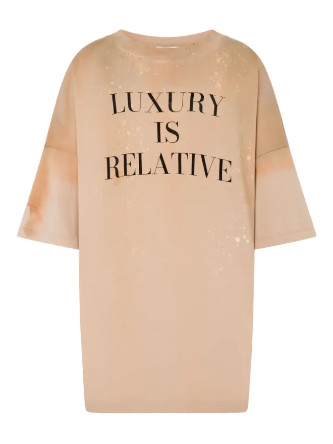 Moschino Moschino ブリーチドコットンTシャツの商品画像