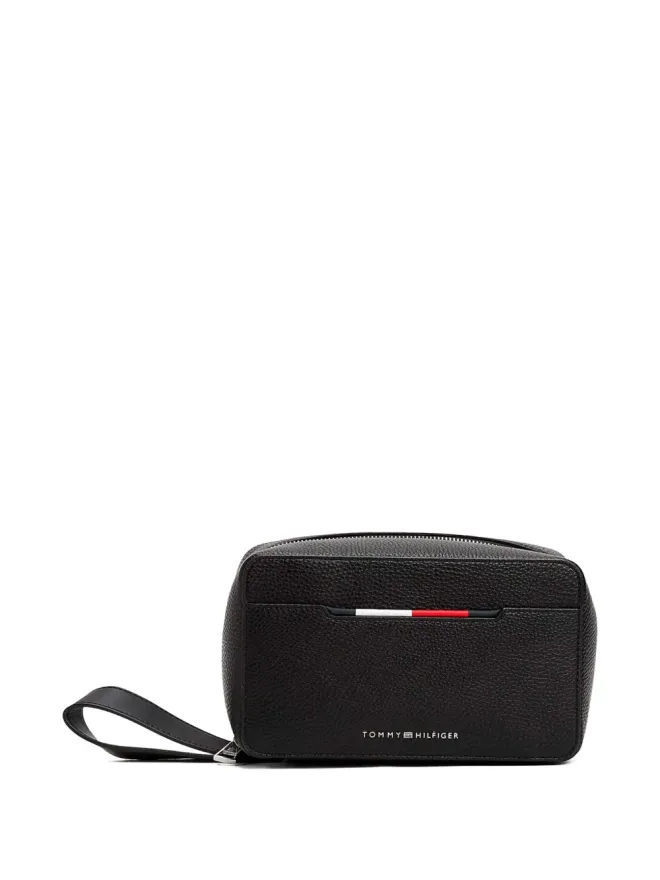 Tommy Hilfiger Tommy Hilfiger ジップトップ ハンドル ウォッシュバッグ - ブラックの商品画像