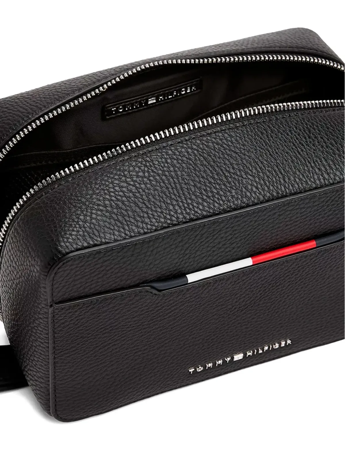 Tommy Hilfiger ジップトップ ハンドル ウォッシュバッグ - ブラック - 画像3
