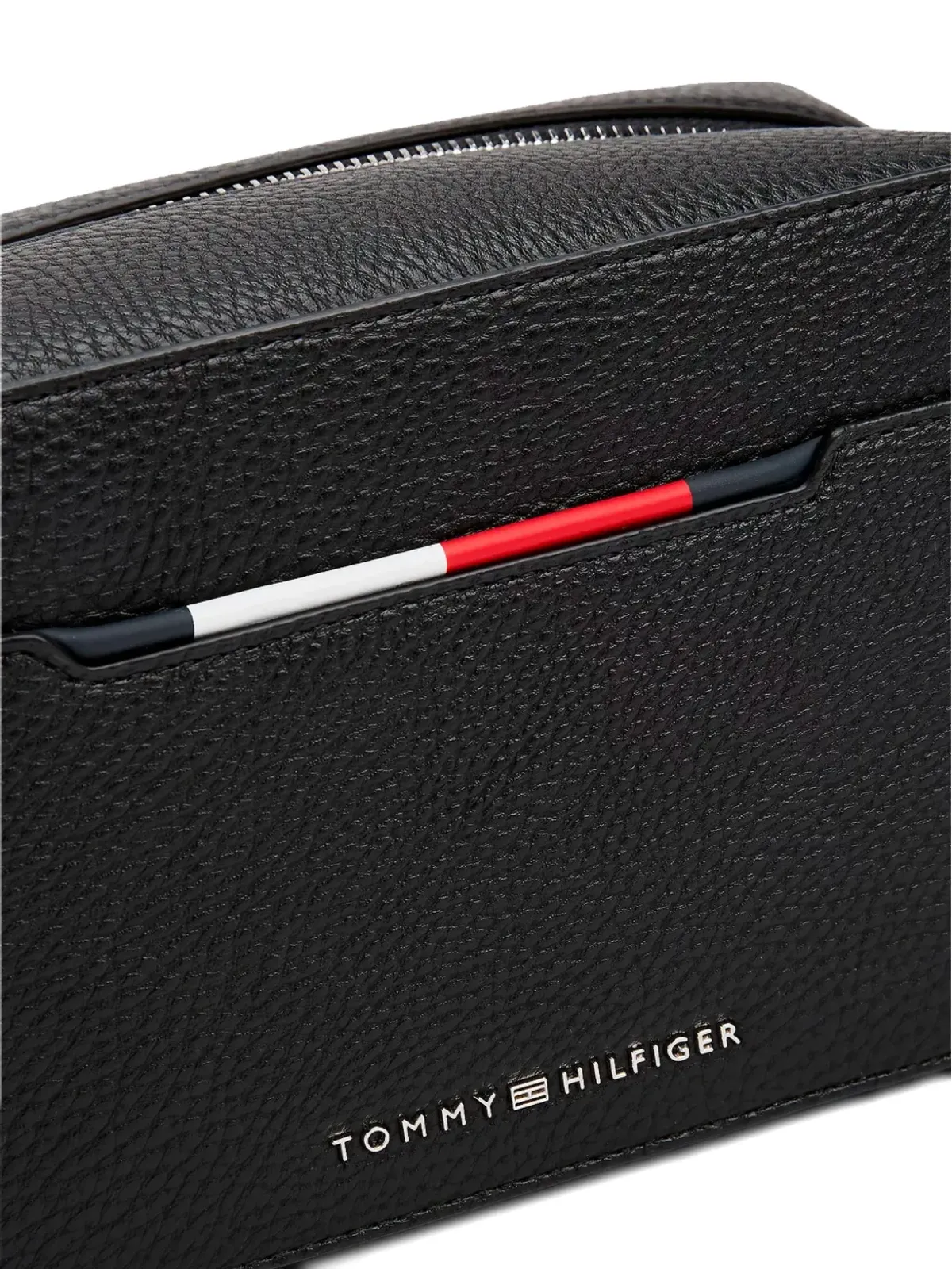 Tommy Hilfiger ジップトップ ハンドル ウォッシュバッグ - ブラック - 画像4